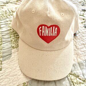 Familia Adult Baseball Cap Light Beige 100% Cotton NEW!